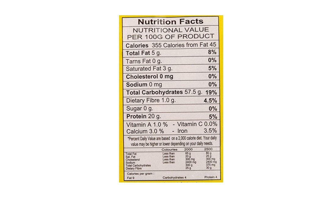 Natural's Bite Plain Chana    Pack  180 grams
